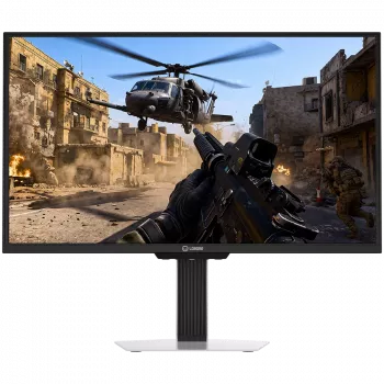 Monitor gaming LORGAR 24,5 polegadas Full HD IPS 400Hz, Dual LED, HDR600 Ready, altura ajustável, branco