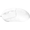 LORGAR MSA10R Rato gaming com fios, PixArt 3311, 6 botões programáveis, branco (LRG-MSA10R-WH)