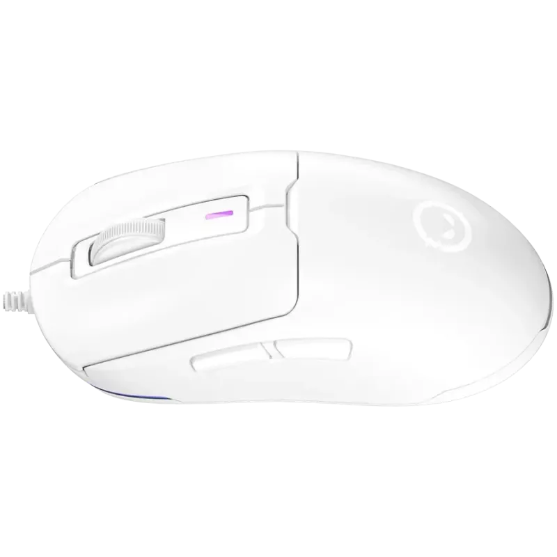 LORGAR MSA10R Rato gaming com fios, PixArt 3311, 6 botões programáveis, branco (LRG-MSA10R-WH)