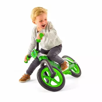 Bicicleta de equilíbrio Chillafish BMXie 2 para crianças dos 2 aos 5 anos, verde