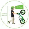 Bicicleta de equilíbrio Chillafish BMXie 2 para crianças dos 2 aos 5 anos, verde