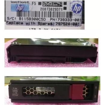 Disco interno HPE Midline 1TB SATA 6Gb/s 3,5 polegadas LFF Low Profile para Apollo 4510 Gen9