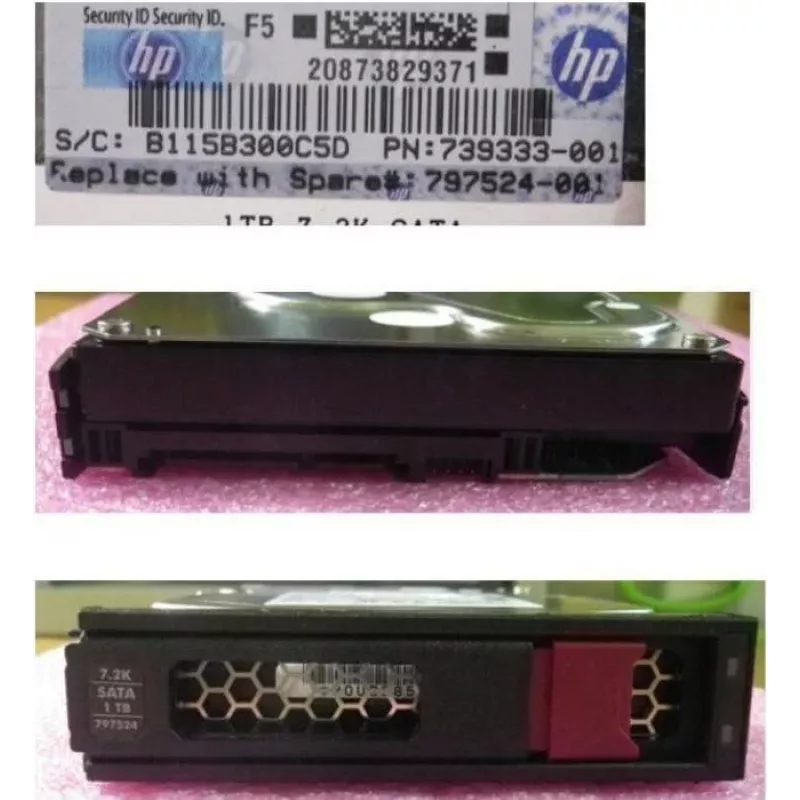 Disco interno HPE Midline 1TB SATA 6Gb/s 3,5 polegadas LFF Low Profile para Apollo 4510 Gen9
