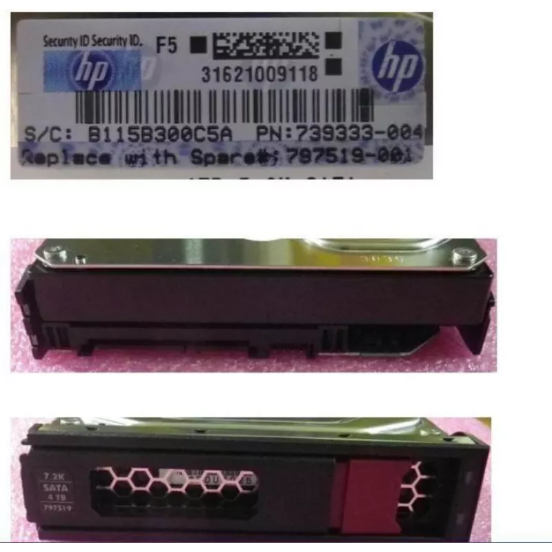 Disco interno HPE Midline 4TB 3,5 LFF SATA 6Gb/s 7200 RPM para Apollo 4510 Gen9
