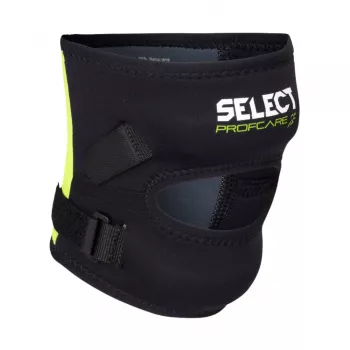 Select 700041 Estabilizador de joelho L com anel rotuliano de silicone e molas espirais, tamanho L, preto