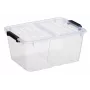 Caixa de arrumação plast team HOME BOX FLEX 15L com tampa dobrável, PP reciclado, 1 unid. 23010800