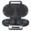 Máquina de waffles Melissa em forma de coração duplo 1200W aço inoxidável