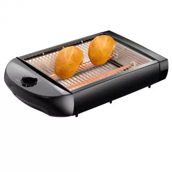 Torradeira de dupla face Lenco Melissa 600W preta