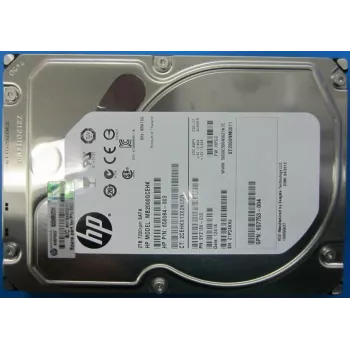 Disco rígido HP Enterprise 2TB 7.2K RPM SATA 3,5 polegadas LFF Midline (659570-001)