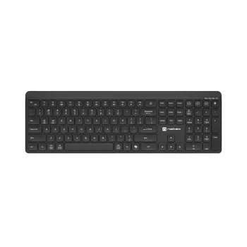 Natec Tang US teclado sem fios Bluetooth + 2,4 GHz Silent Slim preto