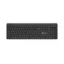 Natec Tang US teclado sem fios Bluetooth + 2,4 GHz Silent Slim preto