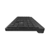 Natec Tang US teclado sem fios Bluetooth + 2,4 GHz Silent Slim preto
