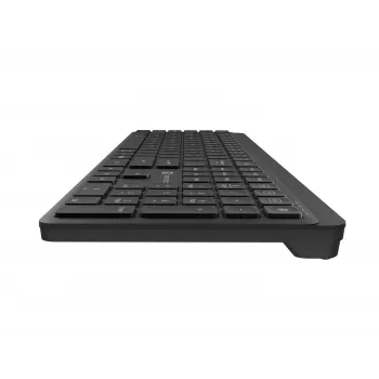 Natec Tang US teclado sem fios Bluetooth + 2,4 GHz Silent Slim preto