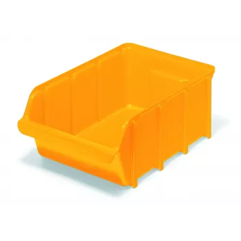 raaco E5 caixa de armazenamento aberta Euro, 25 l, laranja (123686)