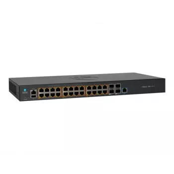 Cambium Networks cnMatrix EX2028-P Switch gerido 28 portas Gigabit PoE+ com 4 uplinks 10G SFP+ MX-EX2028PXB-0