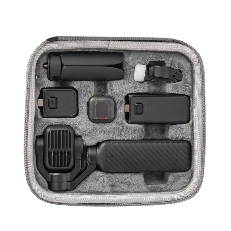 SUNNYLIFE Estojo rígido EVA para DJI Osmo Pocket 4P / 4 Pro / Adventure Combo – Cinzento