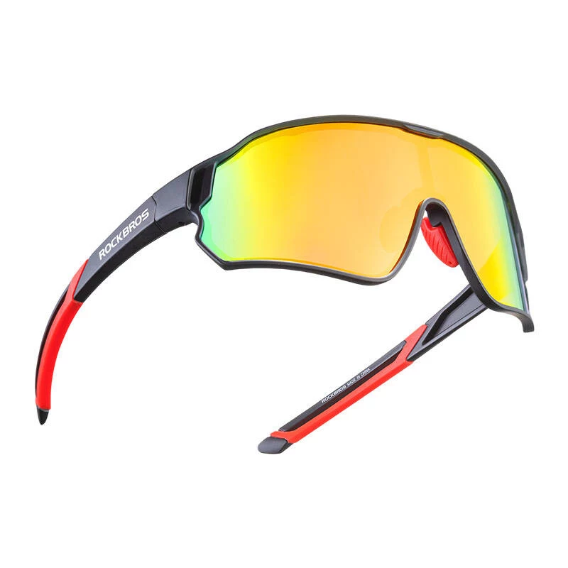 Óculos de ciclismo fotocromáticos Rockbros 10135R vermelho