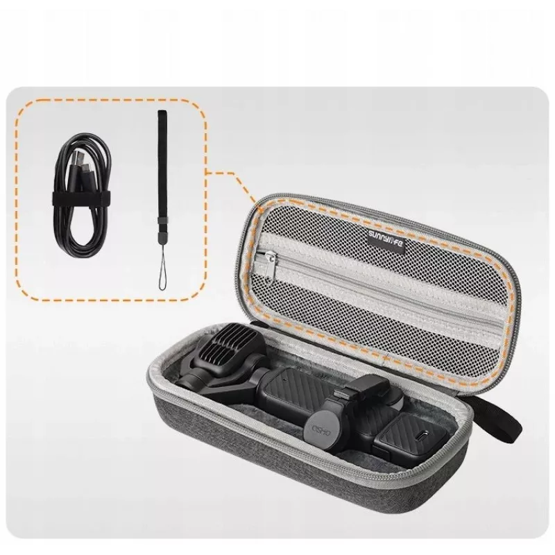 SUNNYLIFE capa rígida para DJI Osmo Pocket 4 Pro / 4p – cinzento