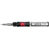 Ferro de soldar a gás Yato YT-36706 1300°C maçarico a butano com soprador de ar quente, preto/vermelho/aço inoxidável
