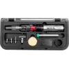 Ferro de soldar a gás Yato YT-36706 1300°C maçarico a butano com soprador de ar quente, preto/vermelho/aço inoxidável