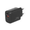 Carregador MOVANO GaN 20W USB-C PD + USB-A (preto)