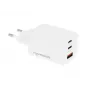 Carregador MOVANO GaN 65W 2x USB-C PD + USB-A (branco)