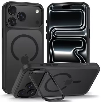TECH-PROTECT MAGSTAND MagSafe CC iPhone 17 Pro / 18 Pro preto mate