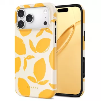 Capa TECH-PROTECT Lamano MagSafe iPhone 17 Pro / 18 Pro Lemon Haze