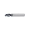 Fresa de canto raio em metal duro integral 12,0 mm, R6,0, 4 cortes, 16/73 mm