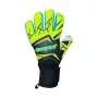 Luvas de guarda-redes 4Keepers Force V5 25 Wave NC preto/verde fluorescente tamanho 9.5