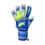 Luvas de guarda-redes 4Keepers Champ VII HB Junior azul verde fluorescente tamanho 6