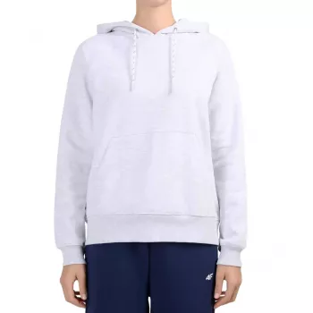 Sweatshirt 4F mulher Cool Light Grey Melange F2536 XL