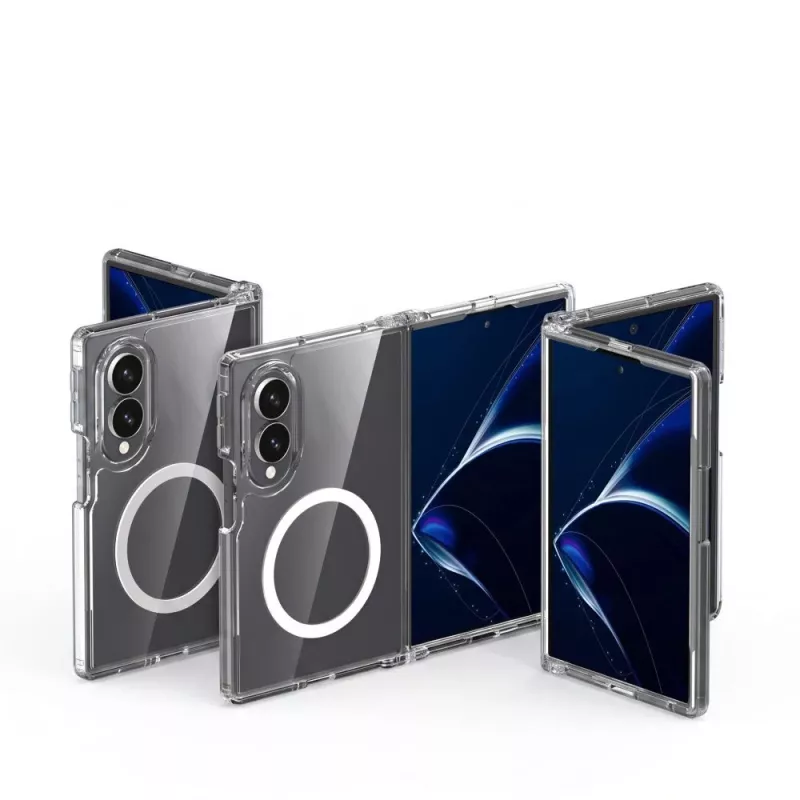 Capa Tech-Protect Flexair Hybrid MagSafe para Samsung Galaxy Z Fold 8 - Transparente