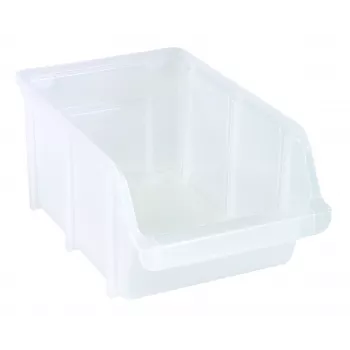 Caixa de arrumação raaco Bin 4, 10 l, transparente (130110)