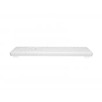 NATEC Tang US teclado sem fios Bluetooth + 2,4 GHz Silent Slim, branco