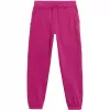 Calças de mulher 4F CAS F475 rosa-escuro L