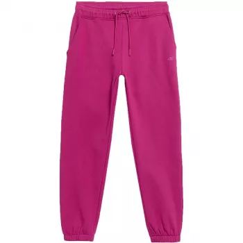 Calças de mulher 4F CAS F475 rosa-escuro L