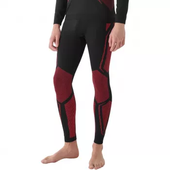 Leggings térmicos ativos para homem 4F M166 vermelho S/M