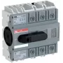 Interruptor seccionador de carga ABB OT160G03K tripolar 160A 750V AC/1000V DC montagem em base 1SCA138208R1001