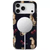 Capa TECH-PROTECT Lamano MagSafe para iPhone 17 Pro Max / 18 Pro Max - Midnight Cherry
