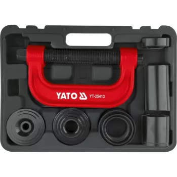 Conjunto de chaves de caixa e bits Yato YT-25413 173 peças com encaixe 1/4