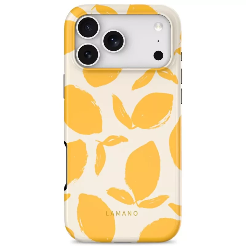 Capa Tech-Protect Lamano MagSafe para iPhone 17 Pro Max / 18 Pro Max – Lemon Haze