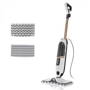 Mopa a vapor vertical Shark SteamSpot, branca