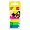 DELI Stick Up Marcadores de índice PP 50x12 mm 100 folhas cores sortidas (D338199)