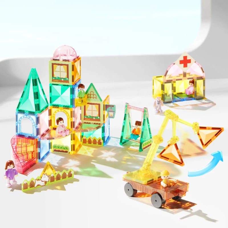 Mideer City Hero Squad MD1641 conjunto magnético, 33 peças