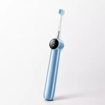 RANVOO PH5 Bubble Sonic Escova de dentes elétrica, 38.000 VPM, 5 modos, IPX7, carregamento USB, Azul