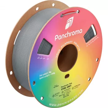 Filamento Polymaker Panchroma PLA 1,75 mm cinzento aço 1 kg (CA19003)