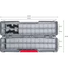 Bosch Accessories 2607011826 Caixa Intermédia para Sistema L-BOXX (Antracite)