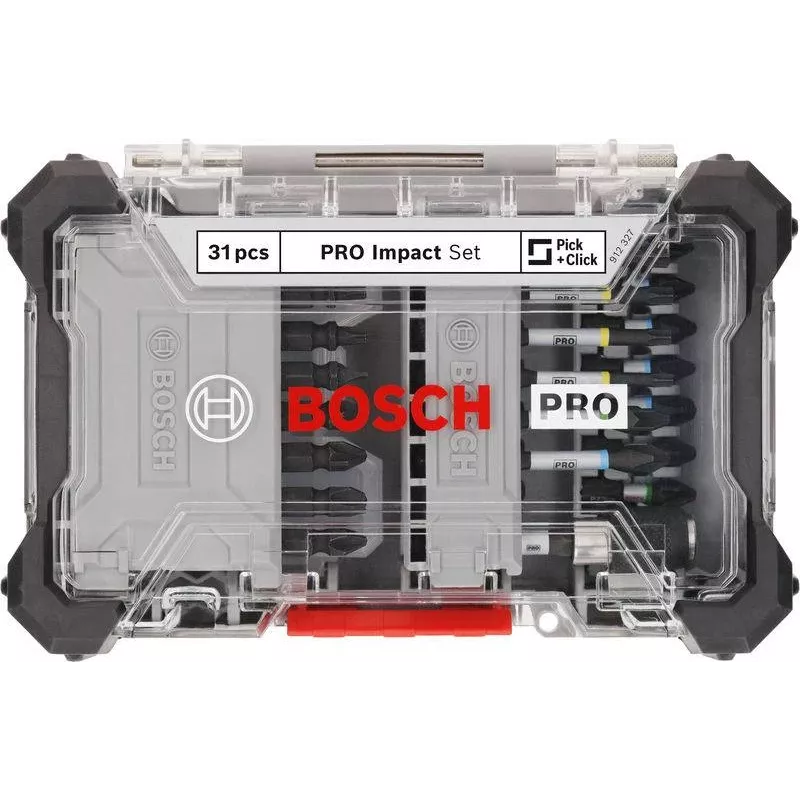 Conjunto de 31 bits de aparafusar Bosch PRO Impact Control PH PZ T TH H 25 mm 2608521U71