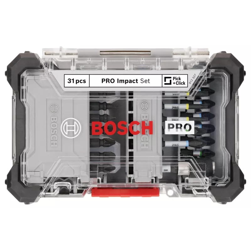 Conjunto de 31 bits de aparafusar Bosch PRO Impact Control PH PZ T TH H 25 mm 2608521U71